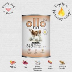Karma mokra Ollo plus kolagen cielęcina   400 g