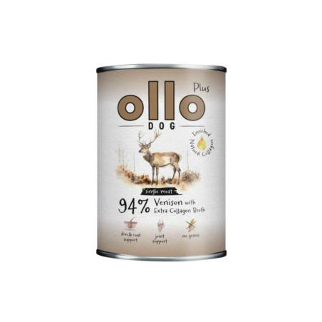 Karma mokra Ollo plus kolagen jeleń 400   g