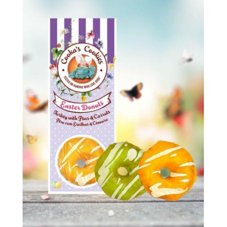 Przysmaki dla psa z indyka EASTER DONUTS  1szt 70g  COOKAS COOKIES