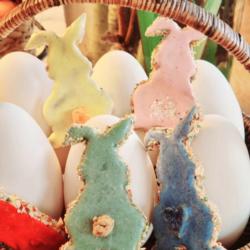 Wielkanocne ciasteczka dla psa 3 szt.     SOMEBUNNY LOVES YOU Easter Box COOKAS COOKIES