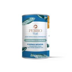 Karma mokra sardynka z cukinią -          monobiałkowa formuła psy dorosłe 400 g PERRO FISH