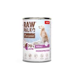 Karma mokra dla psów dorosłych            jagnięcina 400 g RAW PALEO