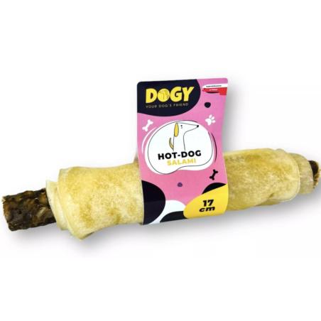 Hot-Dog ze żwaczem Salami 17 cm DOGY