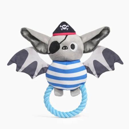 Zabawka dla psa Pirat Nietoperz na linie  Pirate Bat Dog rope toy HUGSMART