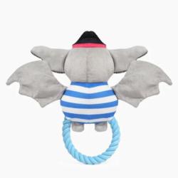Zabawka dla psa Pirat Nietoperz na linie  Pirate Bat Dog rope toy HUGSMART