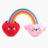Zabawka dla psa Tęcza z sercami Rainbow   Heart Dog rope toy HUGSMART