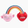 Zabawka dla psa Tęcza z sercami Rainbow   Heart Dog rope toy HUGSMART