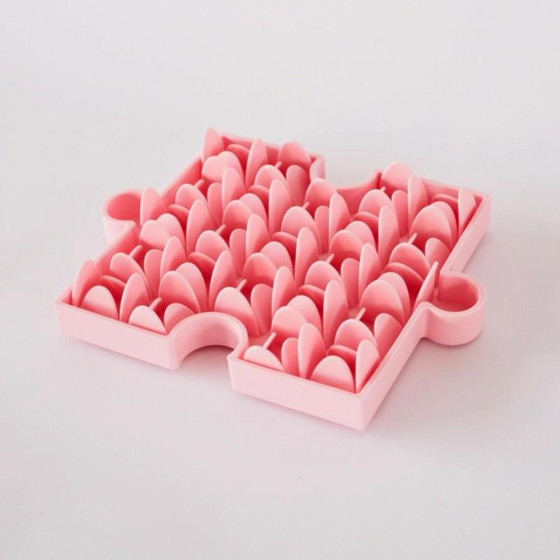 Mata do lizania różowa Puzzle FURLOU