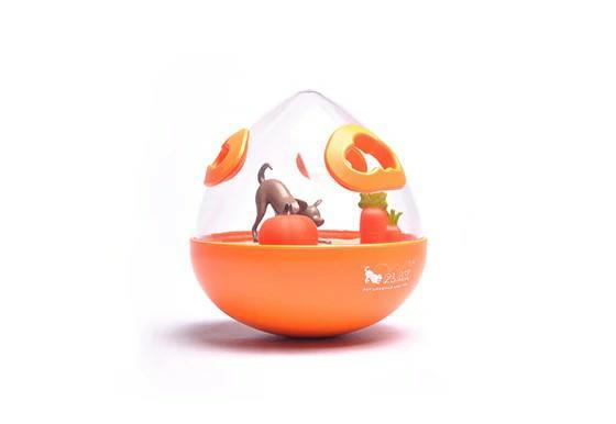 Piłka na smaczki Wobble Ball pomarańczowa P.L.A.Y. Piłka na smaczki Wobble Ball pomarańczowa P.L.A.Y.