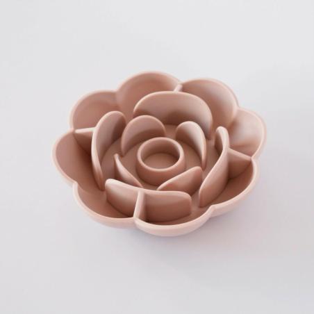 Miska spowalniająca jedzenie              pudrowo-różowa Flower Slow Feeder FURLOU