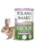 Karma mokra - królik z pietruszką         hipoalergiczna 400 g POLANA SMAKU