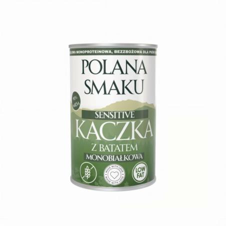 Karma mokra - kaczka z batatami           sensitive 400 g POLANA SMAKU