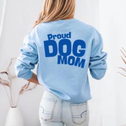 Bluza Pround Dog Mom niebieska rozm.S