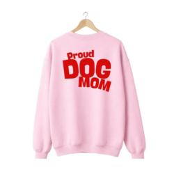 Bluza Proud Dog Mom różowa rozm.M