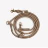 Smycz linowa przepinana hands free        braided sand 244 cm FURLOU
