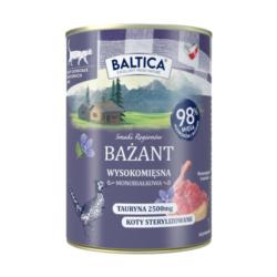Karma dla kota bażant 400g BALTICA