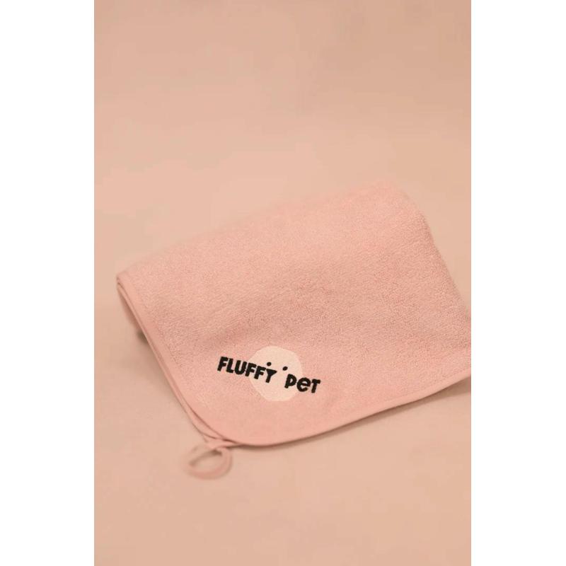 Ręcznik dla psa Flyffy różowy FLUFFY PET