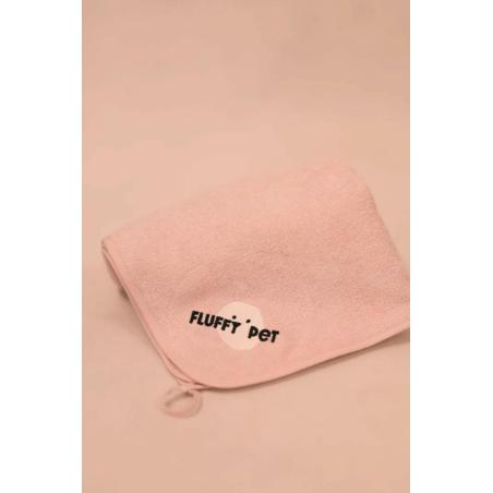 Ręcznik dla psa Flyffy różowy FLUFFY PET