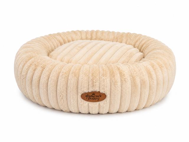Legowisko Donut Coco XL beżowe GLAM ROCK  PUPPY