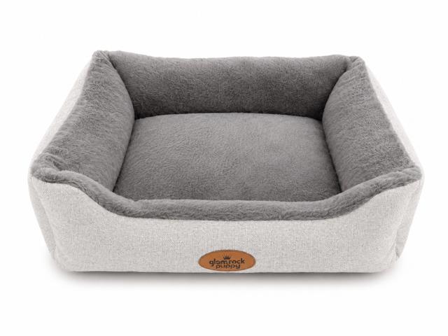 Legowisko Sofa Como szara rozm.L GLAM     ROCK PUPPY