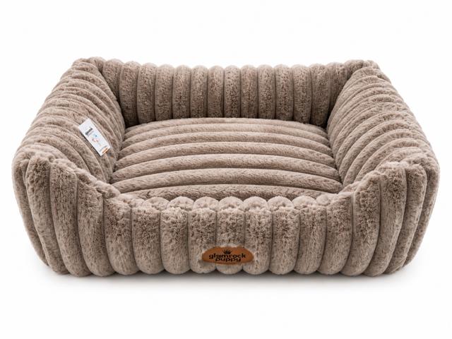 Legowisko Sofa Coco L brązowa GLAM ROCK   PUPPY