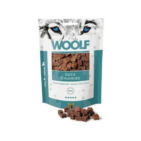 Smaczki z kaczką Duck Chunkies 100g       WOOLF