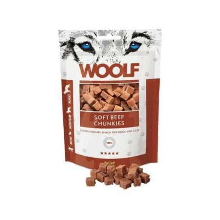 Smaczki z wołowiną Soft Beef Chunkies     100g WOOLF