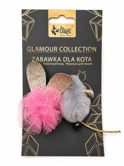 Zabawka dla kota mysz i piłka glamour     DINGO