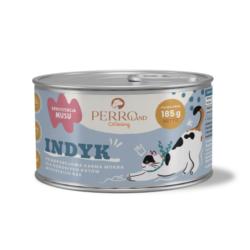 Karma mokra dla kotów Indyk 185g PERRO