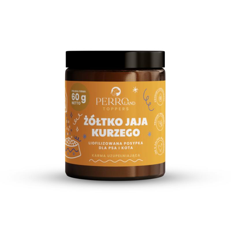 Żółtko jaja kurzego liofilizowana         posypka 60g PERROland Toppers