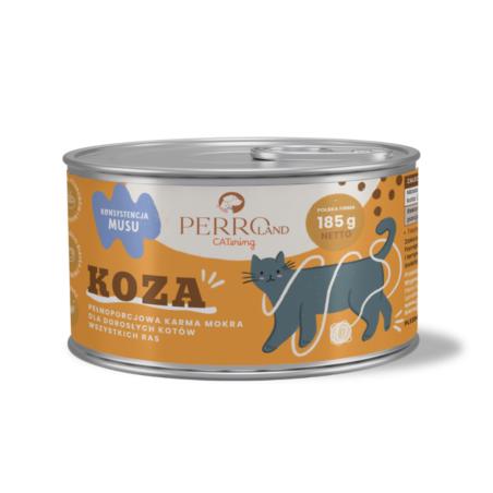 Karma dla kotów Koza 185g PERRO