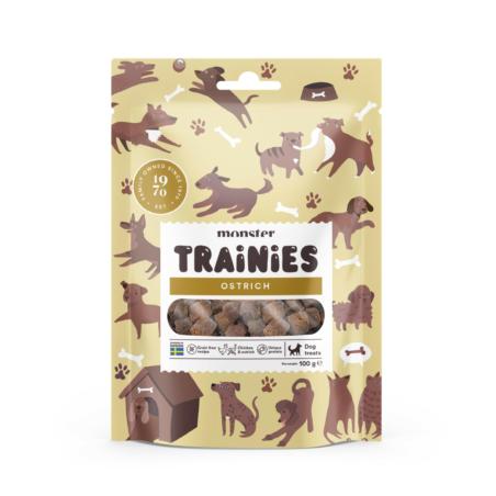 Smaczki treningowe dla psa ze strusiem    100g Monster Dog Treats Trainies Ostrich  MONSTER