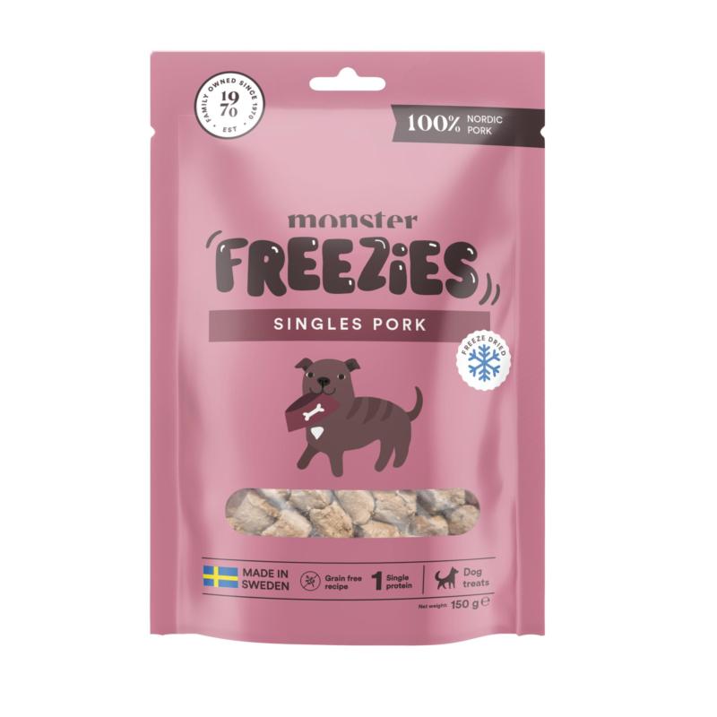 Smaczki liofilizowane wieprzowina 45g     Monster Dog Treats Freezies Pork MONSTER