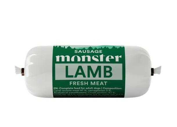 Kiełbaska dla psa jagnięcina 80g Monster  Dog Sausage Lamb MONSTER
