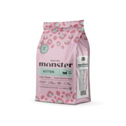 Karma sucha bezzbożowa dla kociąt indyk   i kurczak 400g - Monster Cat Grain Free Kitten  MONSTER