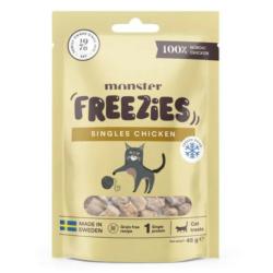 Smaczki liofilizowane dla kota kurczak    45g Monster Cat Treats Freezies Chicken  MONSTER