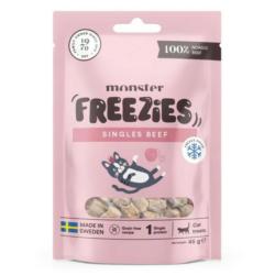 Smaczki liofilizowane dla kota wołowina   45g Monster Cat Treats Freezies Beef MONSTER