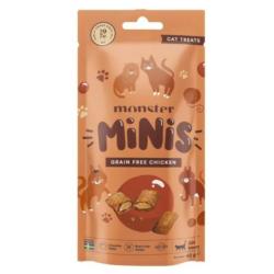 Smaczki dla kota bezzbożowe kurczak 60g   Monster Cat Treats Minis Grain Free Chicken MONSTER
