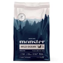 Karma sucha bezzbożowa - białe ryby -     psy dorosłe Wild Ocean Sensitive 2kg  MONSTER