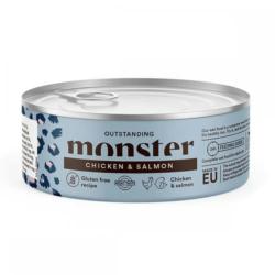 Karma mokra dla kota kurczak i łosoś      100g Monster Cat Adult Multi Chicken&Salmon MONSTER