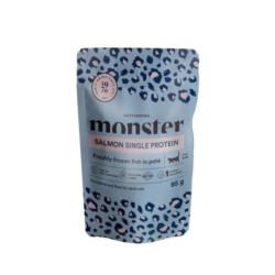 Karma mokra dla kota łosoś 85g Monster    Cat Pouches Adult Salmon  MONSTER
