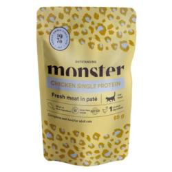 Karma mokra dla kota kurczak 85g Monster  Cat Pouches Adult Chicken MONSTER