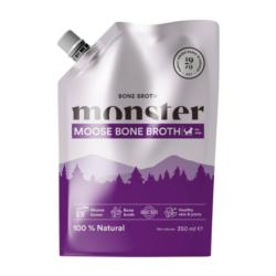 Bulion z kości łosia dla psa- Monster     Dog Bone Broth Moose 350 ml MONSTER