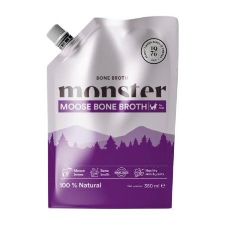 Bulion z kości łosia dla psa- Monster     Dog Bone Broth Moose 350 ml MONSTER