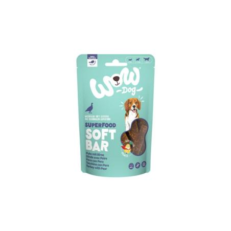 Superfood Soft Bar Pute - indyk           z gruszką miękkie przysmaki dla psa 150g WOW
