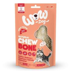 Natural Chew Bone Lachs - gryzak ze       skóry łososia 2szt.x 45g WOW