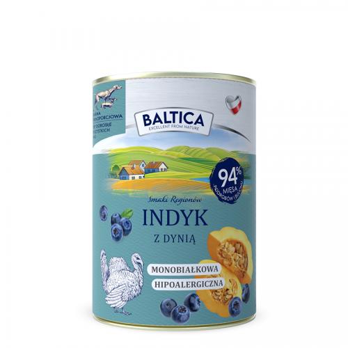 Karma mokra Indyk z dynią 400g BALTICA
