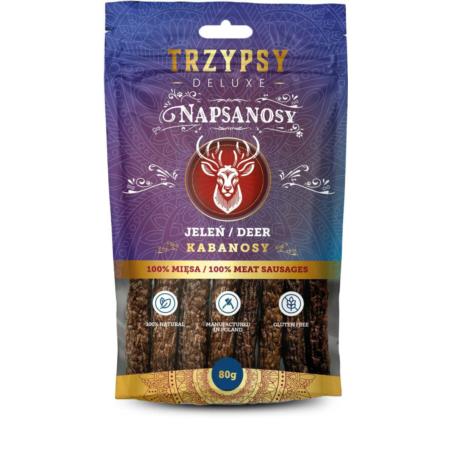 Kabanosy Napsanosy z jelenia 80g TRZYPSY