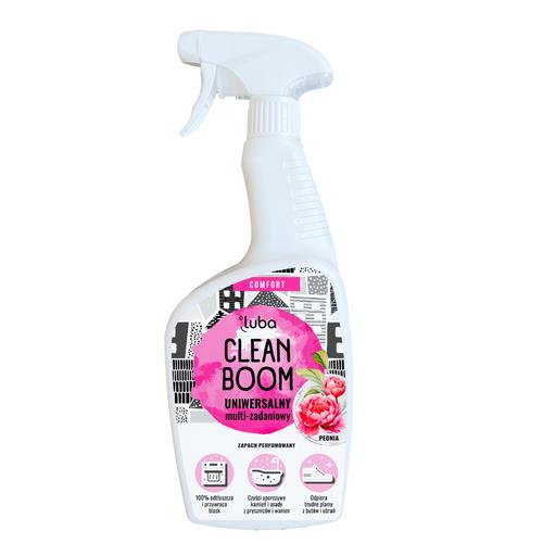 Uniwersalny płyn do czyszczenia Comfort   Clean Boom Peonia 600 ml LUBA
