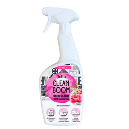 Uniwersalny płyn do czyszczenia Comfort   Clean Boom Peonia 600 ml LUBA